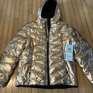 Rose Gold Women's Puffer Jacket